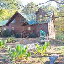 Log Home Surface Stripping And Staining In Jasper GA 55